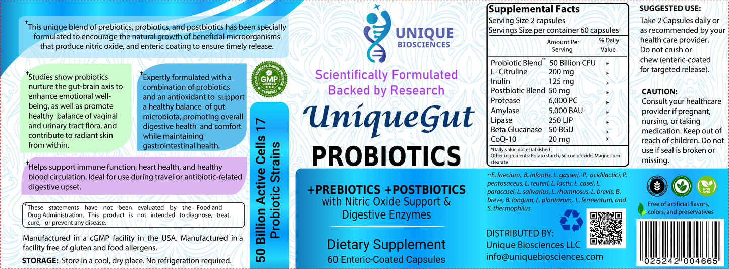 UniqueGut™ Probiotics