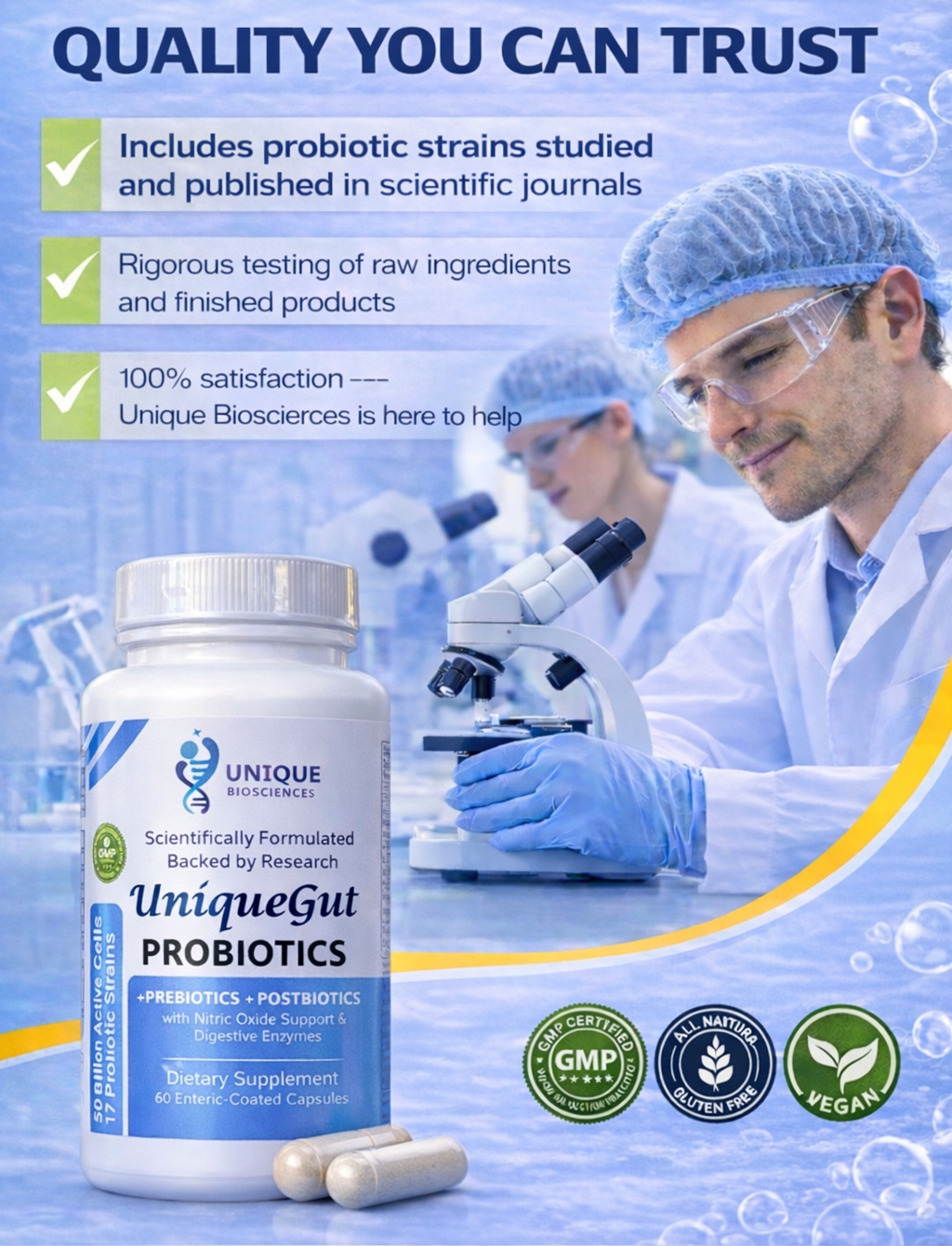 UniqueGut™ Probiotics